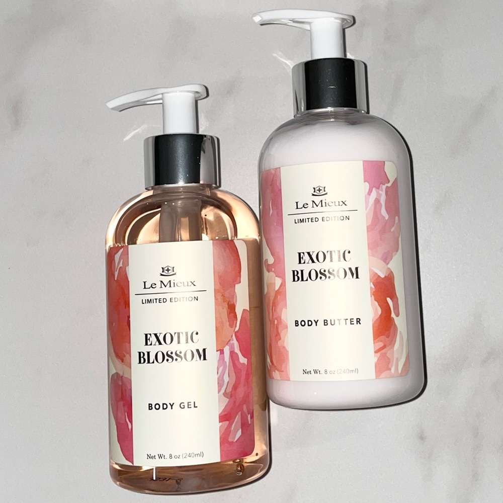 NWT✨Exotic Blossom Bath & Body Set by Le Mieux